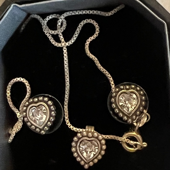 Brighton Twinkle Heart Mini posts and Necklaces - Picture 2 of 2